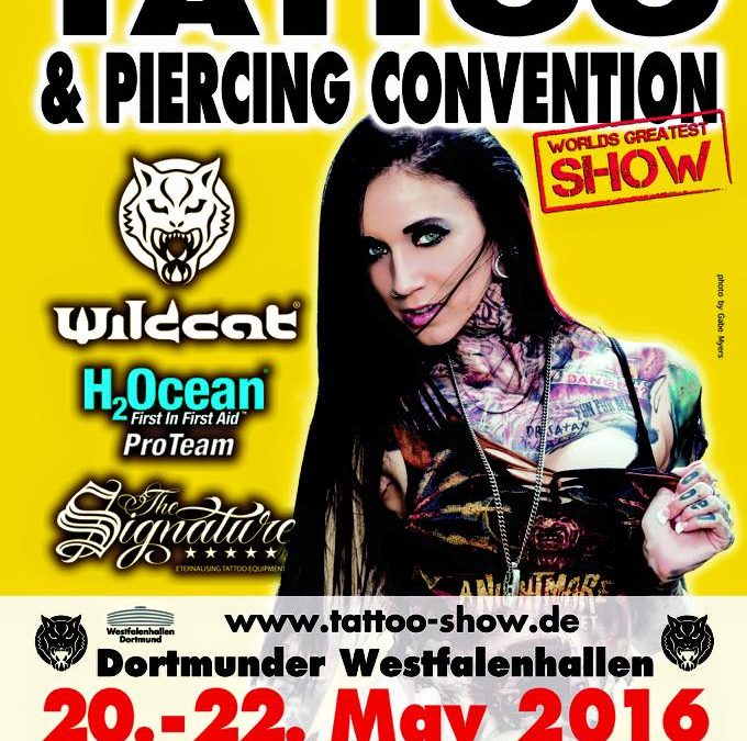 20. – 22.05.2016 Dortmunder Tattoo und Piercing Convention